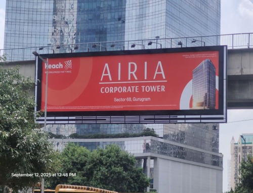 Reach Group Elevates Brand Presence with Strategic OOH
Campaign on Golf Course Road, Gurgaon