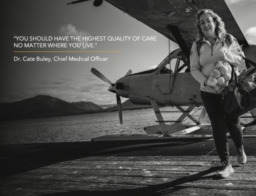 Better Healthcare Delivered—In SE Alaska It’s All in Black
and White