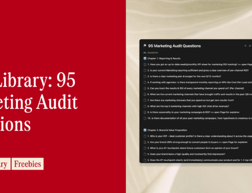 95 Marketing Audit Questions: Free Checklist