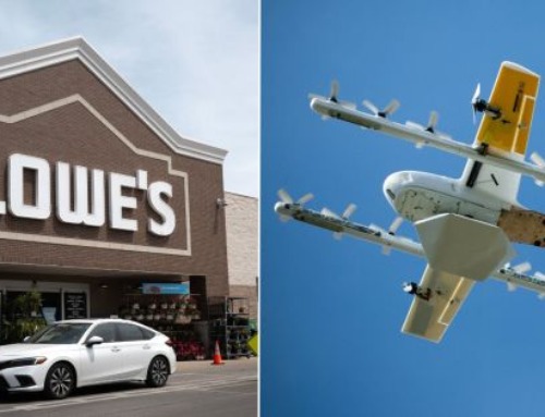 Lowe’s Pilots Drone Delivery as New Way to
Quickly Buy Paintbrushes or Batteries
