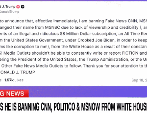 Ticker: Trump Says He’s Banning CNN and MS NOW
From White House