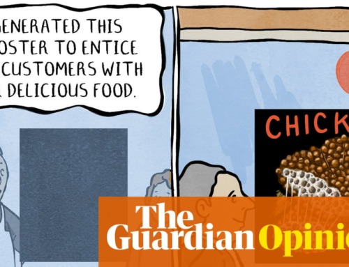 Madeline Horwath on AI food advertising – cartoon