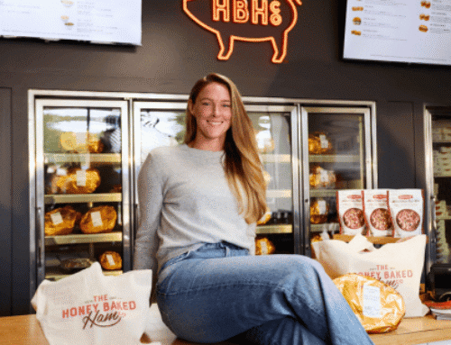 Fresh Off Her Mummy Pig Collab, Kylie Kelce Stars In Honey
Baked Ham’s Holiday Ad